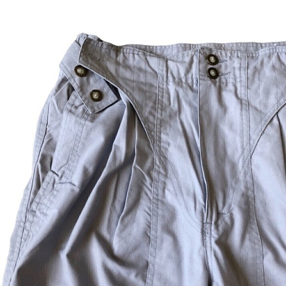 80s Deadstock Expedition Cotler Cargo Pants Light Gray Unisex Enforce 31x32 - Picture 6 of 16